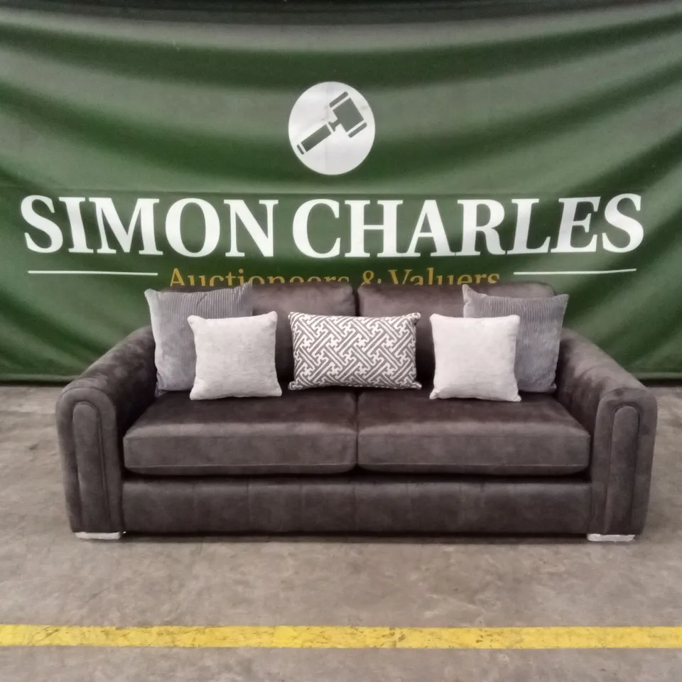 AMARA 3 SEATER SOFA - CHARCOAL RRP £1249