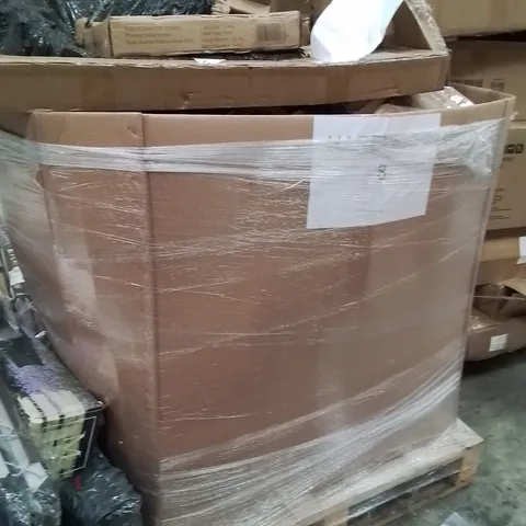 PALLET OF ASSORTED HOUSEHOLD GOODS AND PRODUCTS TO INCLUDE;PARSESOL BASE,FIREGUARD,LAWN EDGING PACK OF 5