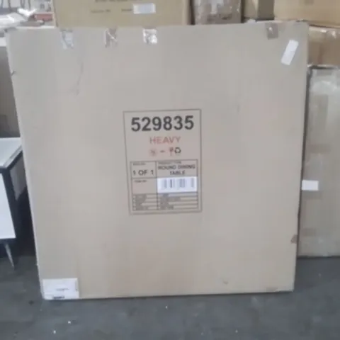 BOXED ROUND DINING TABLE 