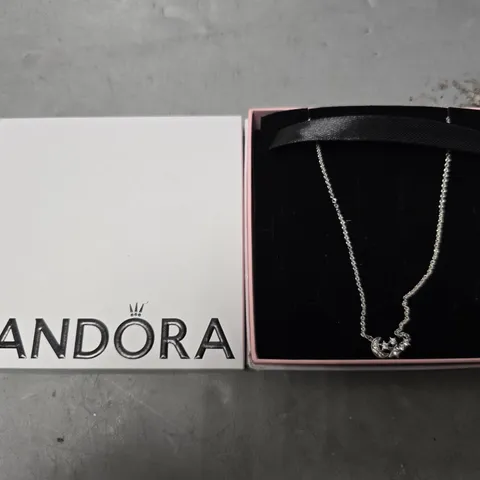 BOXED PANDORA MOON & STAR NECKLACE 