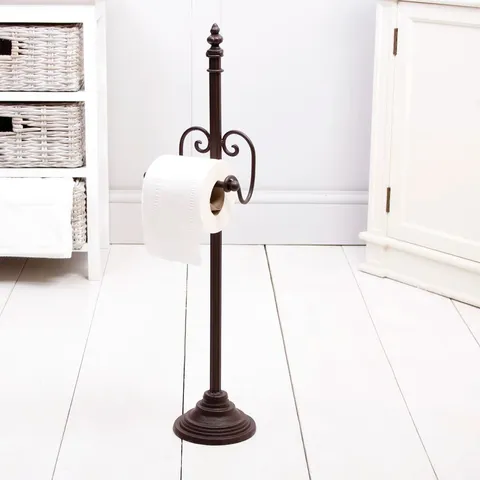 BOXED FRIDA FREE STANDING TOILET PAPER HOLDER 