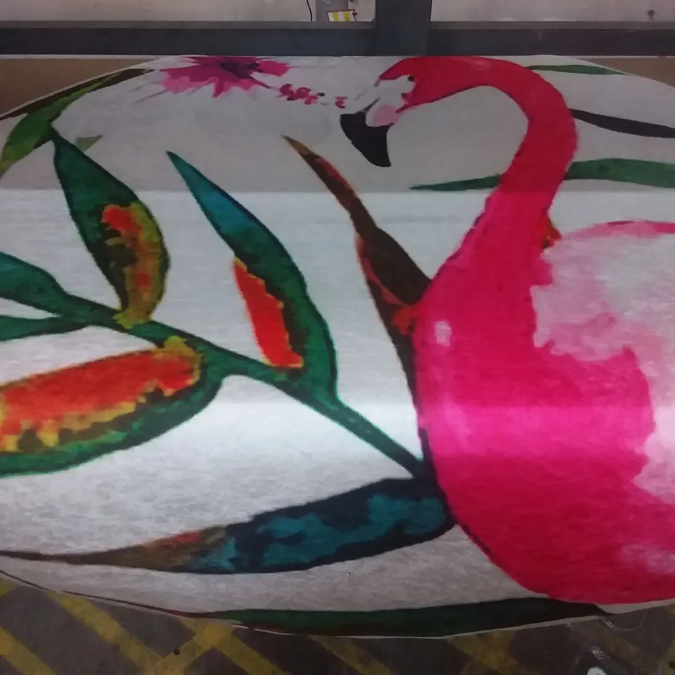 FLAMINGO PRINT BATHMAT 
