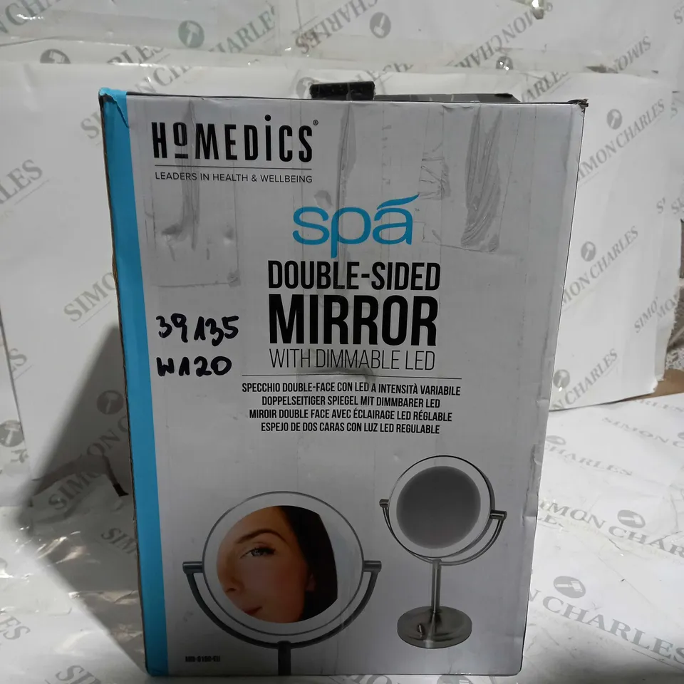 BOXED HOMEDICS SPA DOUBLE SIDED MIRROR MIR-8150-EU