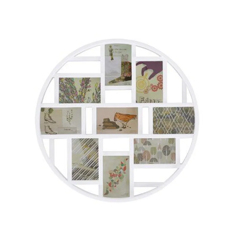 BOXED LUNA PICTURE FRAME - WHITE