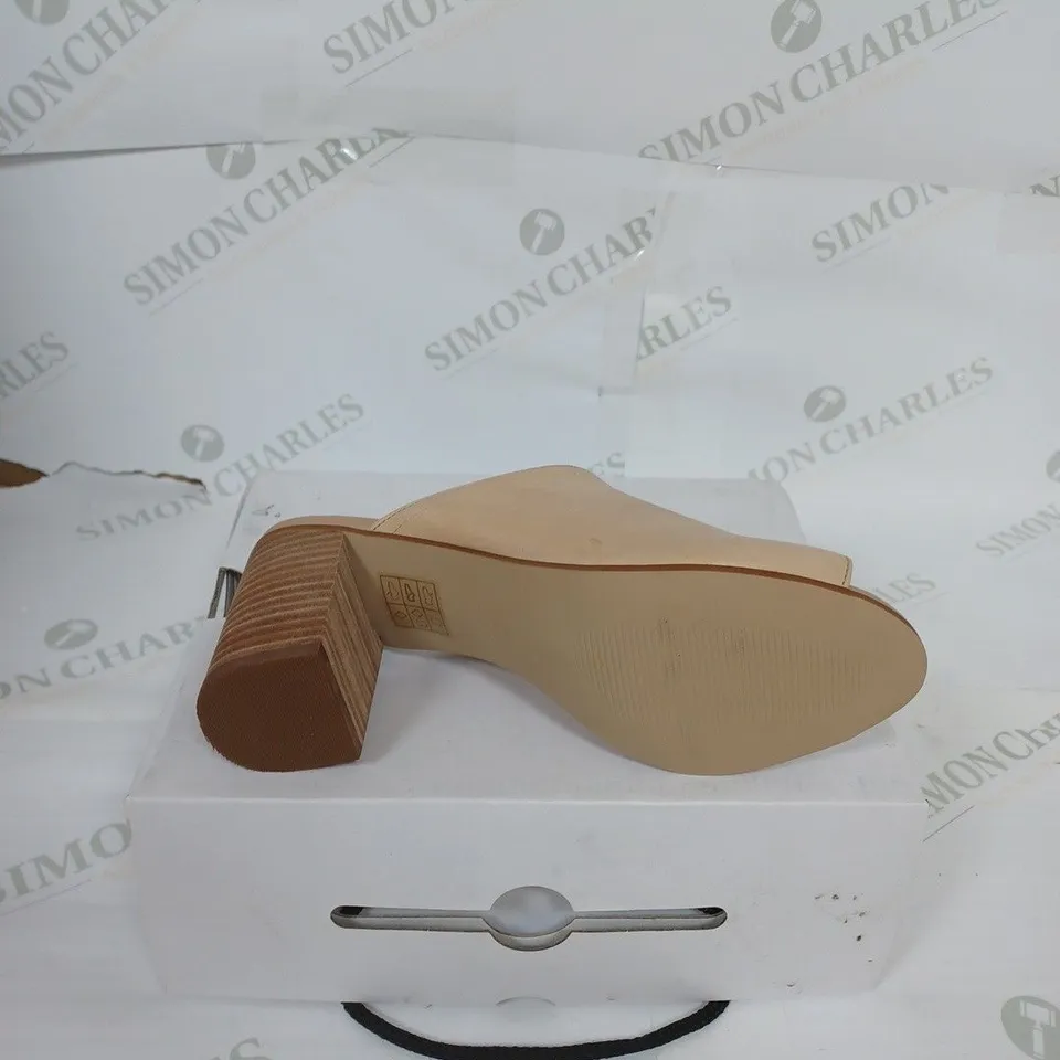 BOXED ALDO DORTHY HIGH HEEL OPEN TOE SHOES SIZE UNSPECIFIED