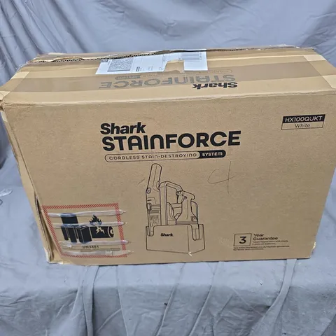 SHARK STAINFORCE CORDLESS STAIN-DESTROYING SYSTEM – WHITE (HX100QUKT)
