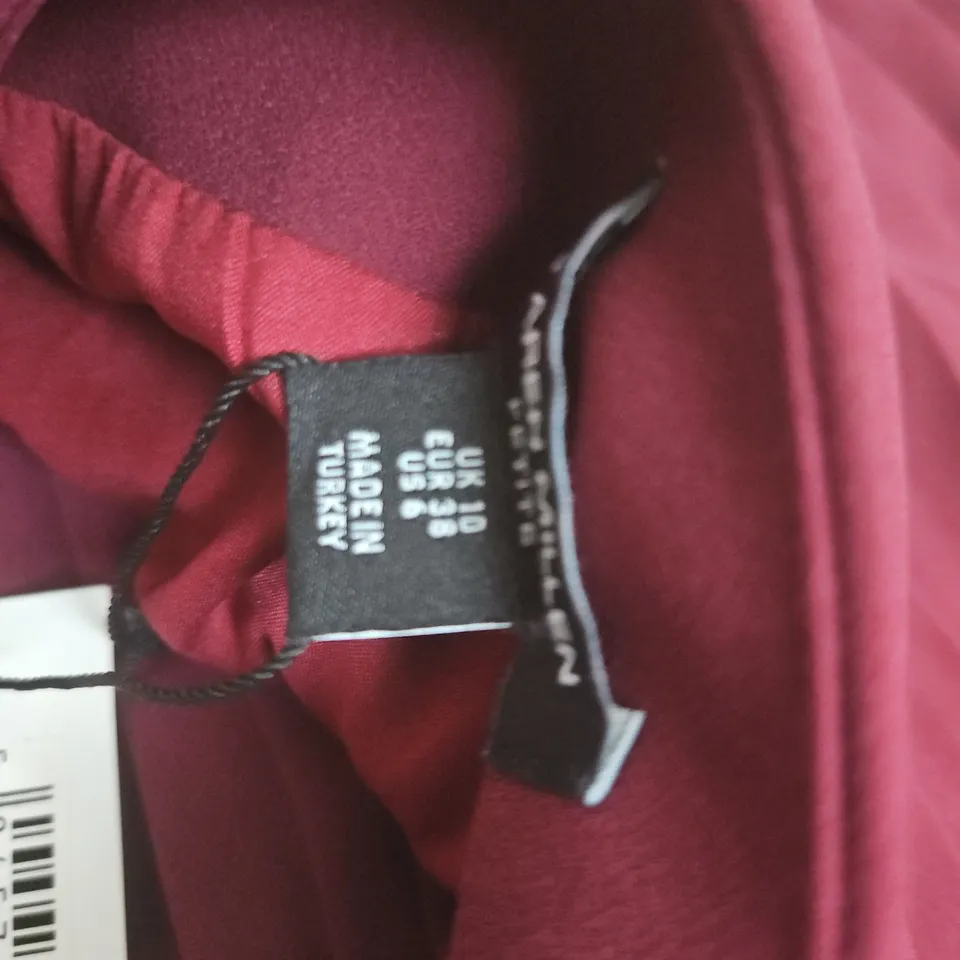 Karen Millen Women’s Pink Pleated Dress – UK 10 (EU 38 / US 6)
