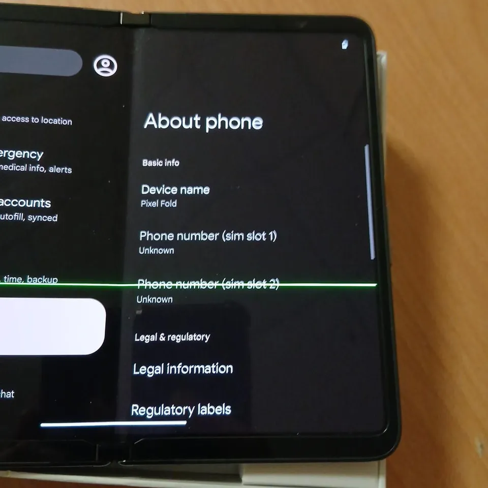 GOOGLE PIXEL FOLD – BLACK (BOXED)