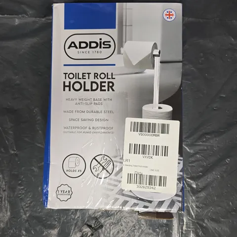 ADDIS FREE STANDING TOILET ROLL HOLDER
