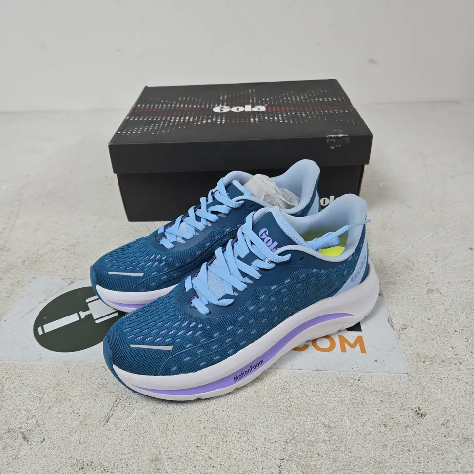 GOLA ALZIR SPEED TRAINERS – UK 6 MARINE BLUE/VISTA BLUE/VIOLET (GLA032)