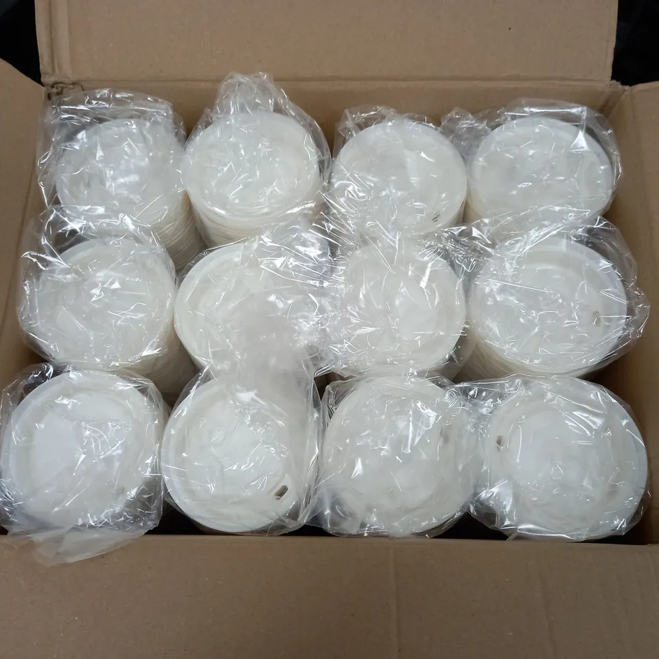 APPROXIMATELY 500 COSTA CUP LIDS - WHITE