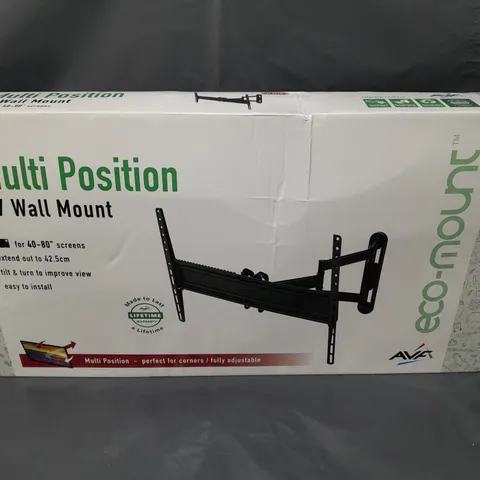 AVF MOUNT MULTI POSITION TV WALL MOUNT 40 - 80"