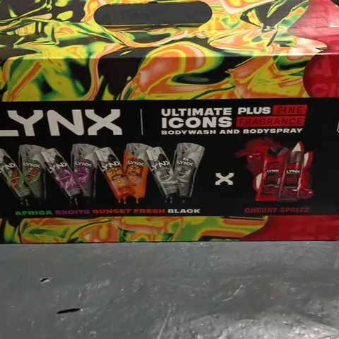 LYNX ULTIMATE ICONS BODYWASH & BODYSPRAY GIFT SET – 10-PACK BOX