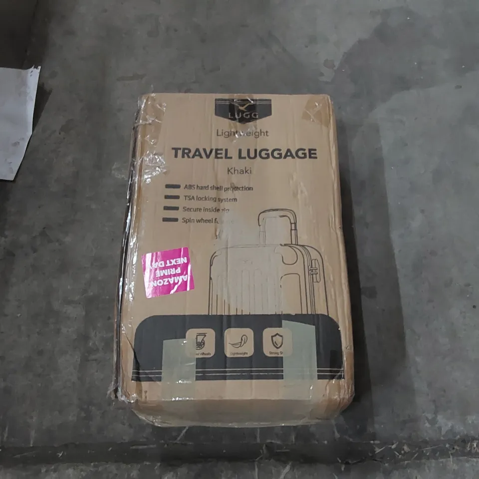 BOXED LUGG LIGHTWEIGHT TRAVEL SUITCASE 