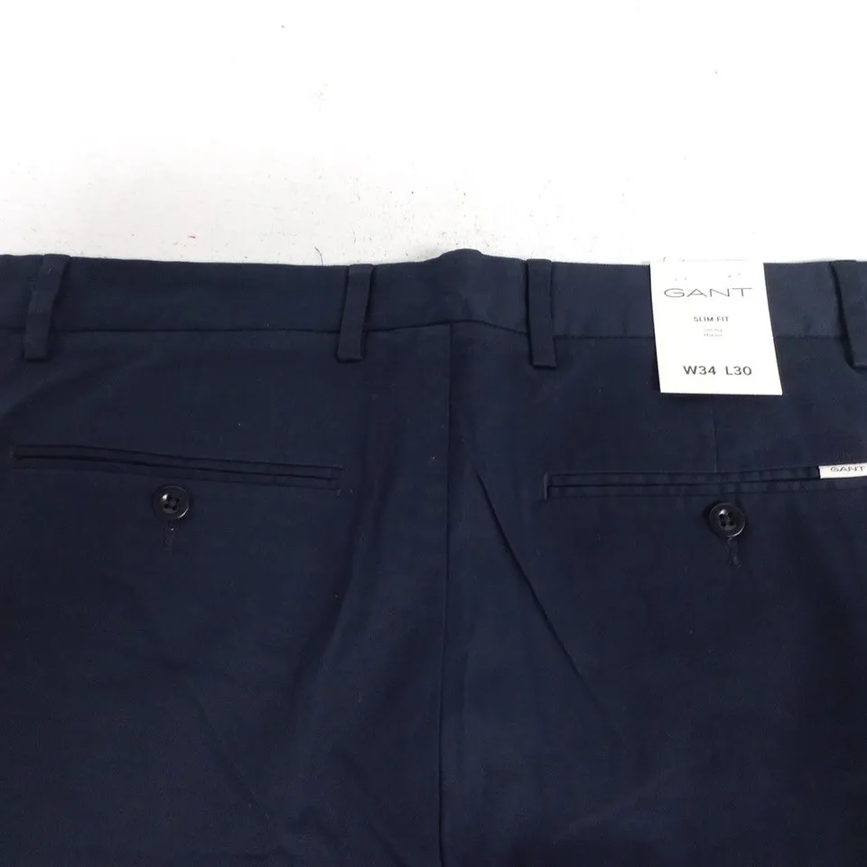 GANT SLIM FIT SPORT CHINOS IN AWESOME BLUE - W34 L30 