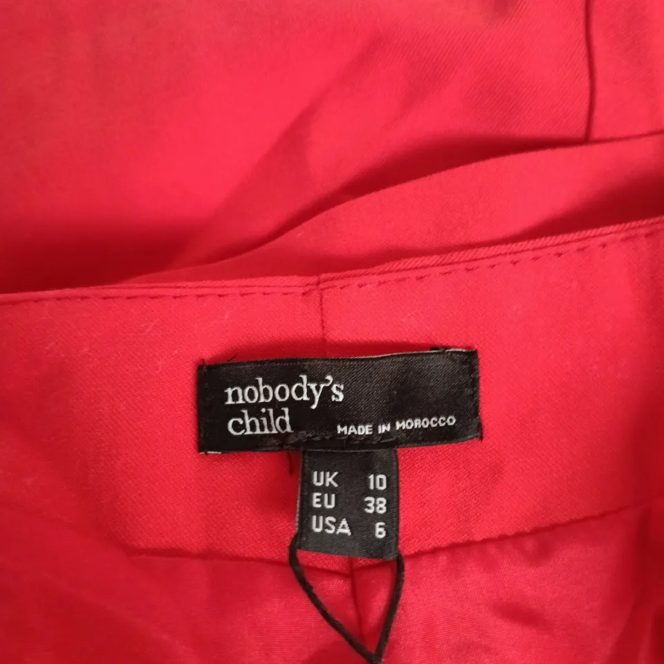 NOBODY'S CHILD REIGN MIDI DRESS – RED, UK 10