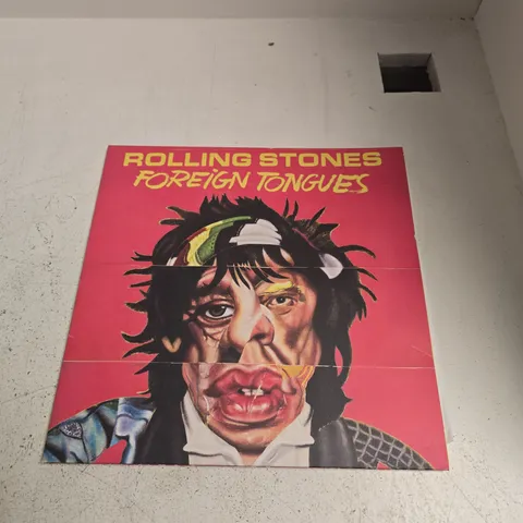 ROLLING STONES FOREIGN TONGUES VINYL – LIMITED EDITION 1739/7500