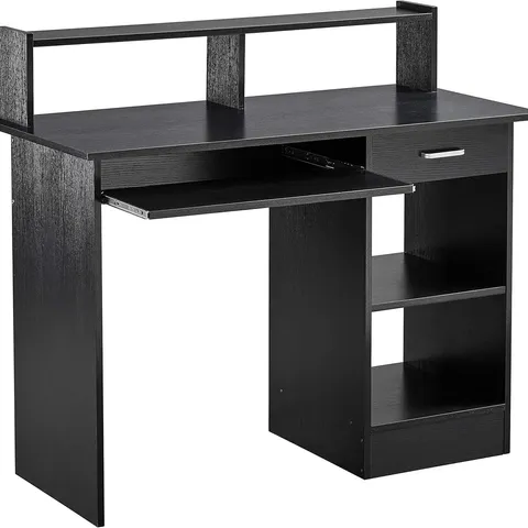 BOXED AXEL 2 DOOR FLUTED SIDEBOARD BLACK (2 BOXES)