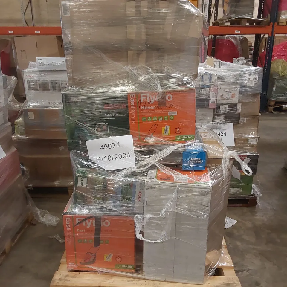 PALLET OF APPROXIMATELY 11 UNPROCESSED RAW RETURN HOUSEHOLD AND ELECTRICAL GOODS TO INCLUDE;