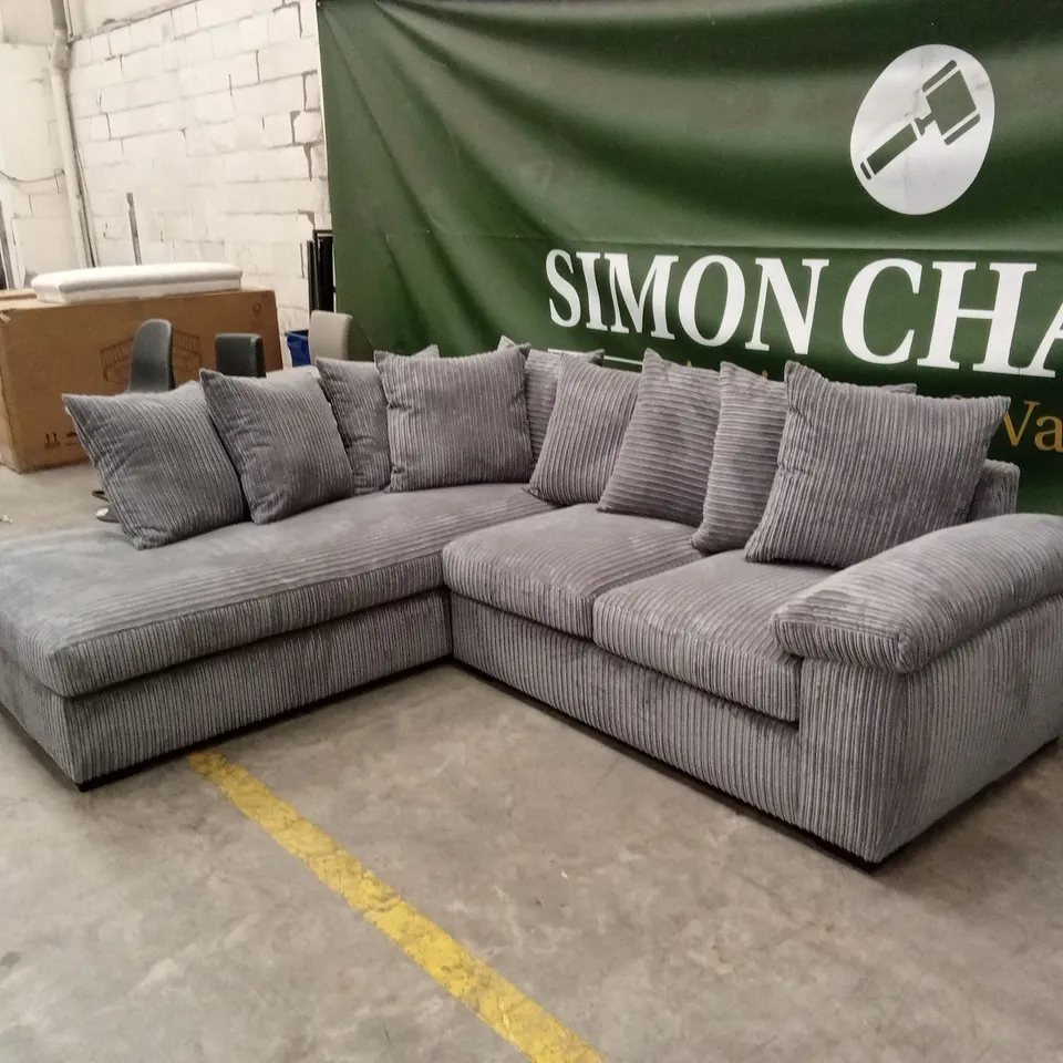AMALFI SCATTER-BACK FABRIC LEFT HAND CORNER CHAISE SOFA RRP £949