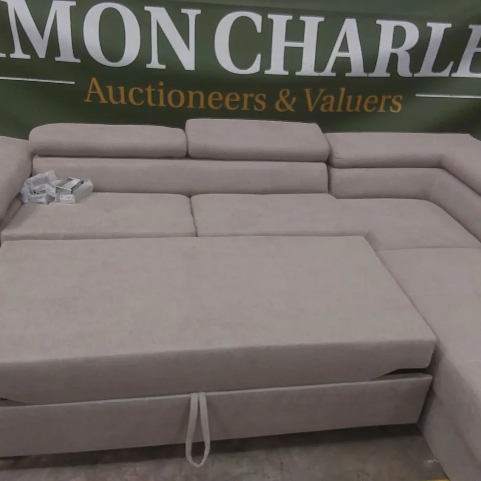 QUALITY DESIGNER FLAVIUS CORNER SOFA BED