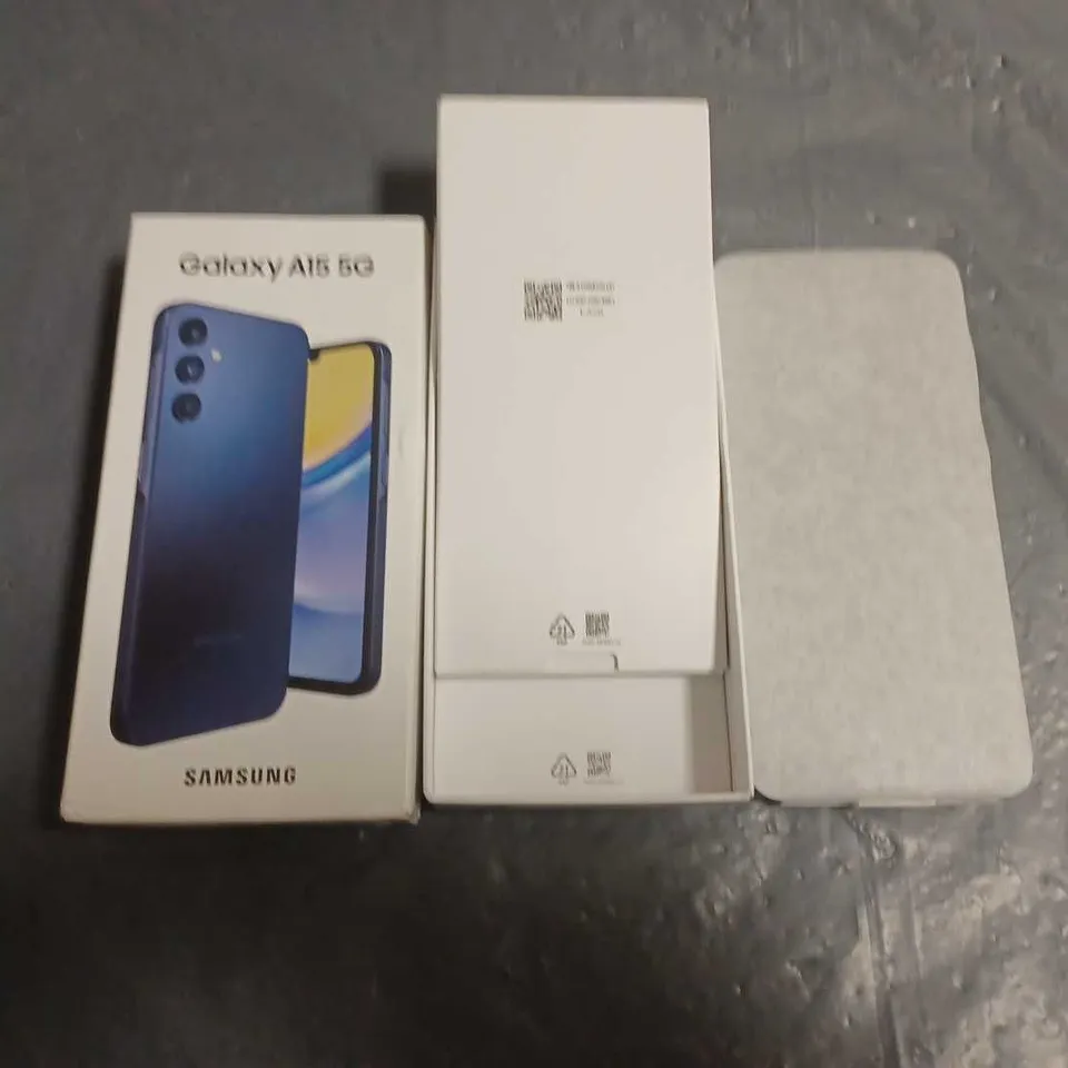 BOXED SAMSUNG GALAXY A15 5G 4+128GB IN BLUE BLACK - SM-A156B/DSN