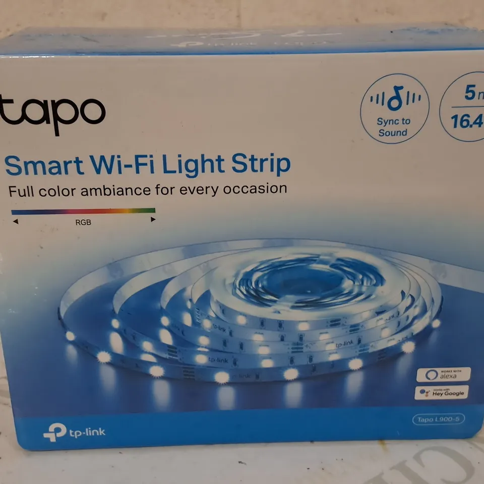 SEALED TAPO SMART WI-FI LIGHT STRIP - 5M