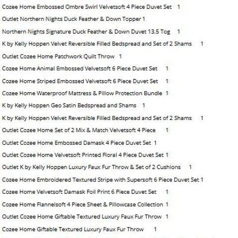 PALLET OF APPROXIMATELY 21 ASSORTED HOMEWARE PRODUCTS TO INCLUDE;
