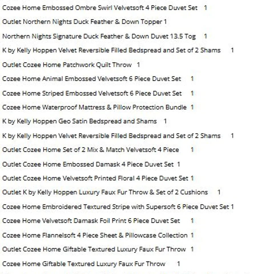 PALLET OF APPROXIMATELY 21 ASSORTED HOMEWARE PRODUCTS TO INCLUDE;