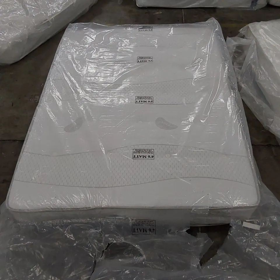 QUALITY BAGGED 4FT6 MEMORY COIL MATTRESS