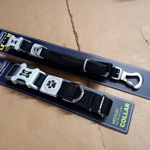 LOT OF 2 HUGO & HUDSON ITEMS INCLUDE MEDIUM COLLAR & XS/S LEASH
