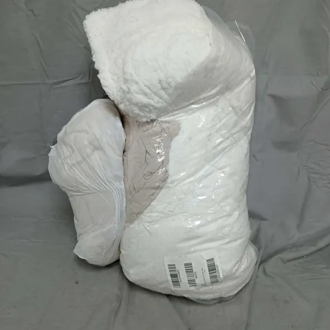 NORI SHERPA CREAM DUVET SET - KING