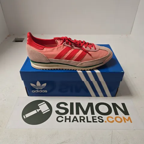 BOXED PAIR OF ADIDAS SL 72 OG WOMENS TRAINERS IN PINK - UK 6.5