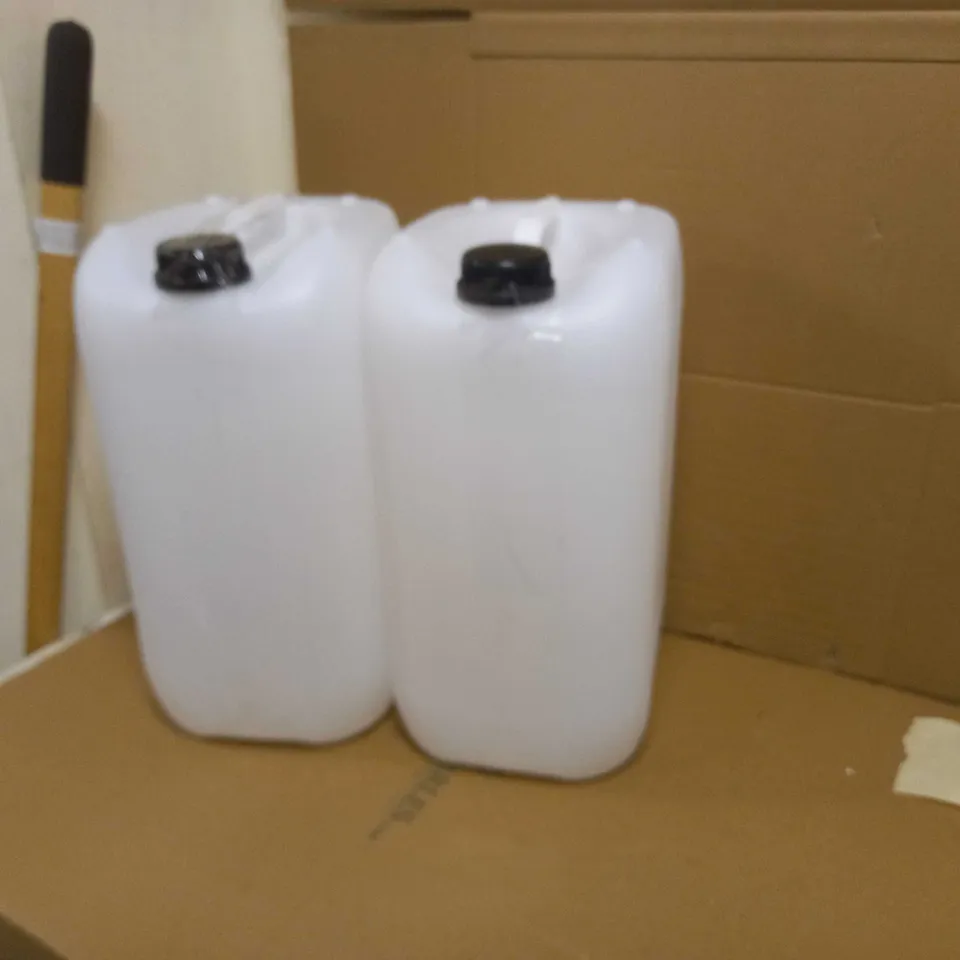 2 * LARGE PLASTIC JERRY CANS 