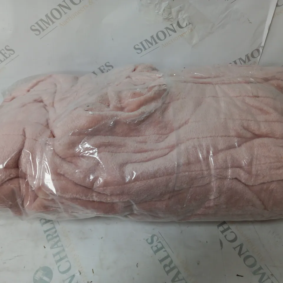 COZEE HOME VELVETSOFT HEATED THROW IN PINK