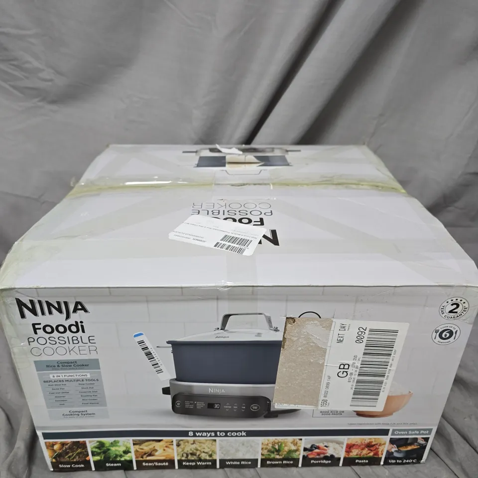 NINJA FOODI 8-MODE 6L POSSIBLECOOKER RICE & SLOW COOKER MC1101UK
