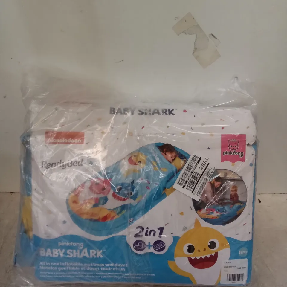 BOXED NICKLEODEON BABY SHARK READYBED RRP £34.99