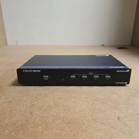 STARTECH.COM CONVERGEAV 4 PORT A/V SWITCHER