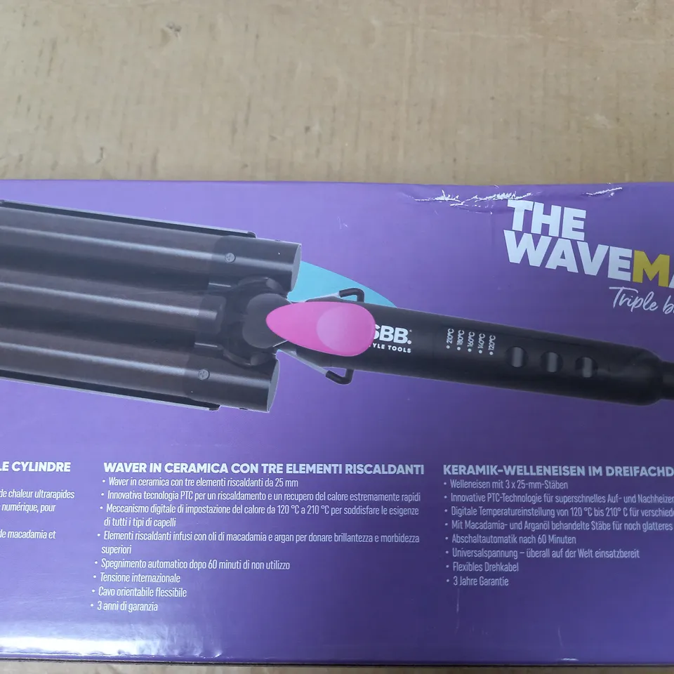 SBB THE WAVEMAKER TRIPLE BARREL WAVER