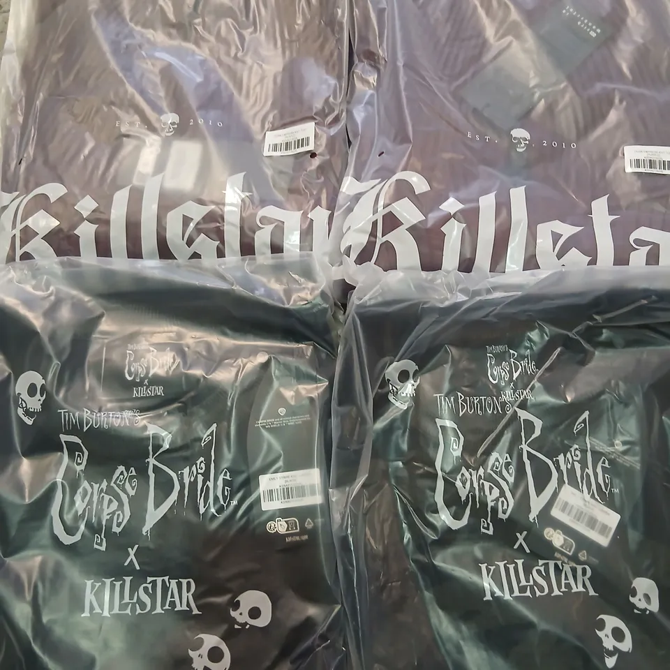 APPROXIMATELY 22 ITEMS OF ASSORTED BRAND NEW KILLSTAR CLOTHING TO INCLUDE; DUSK EMPRESS KNIT TOP AND EMILY STRIPE JUMPER