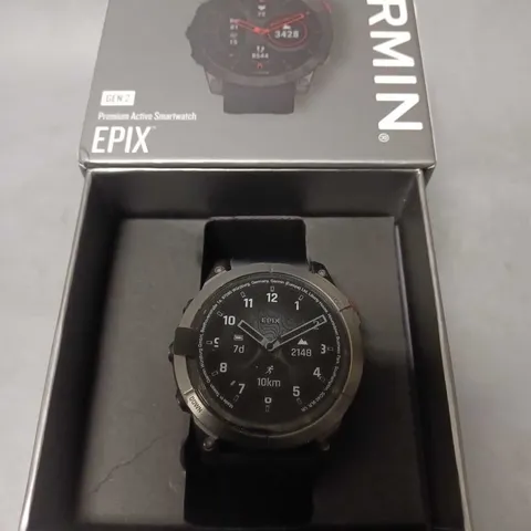 BOXED GARMIN EPIX ACTIVE SMART WATCH