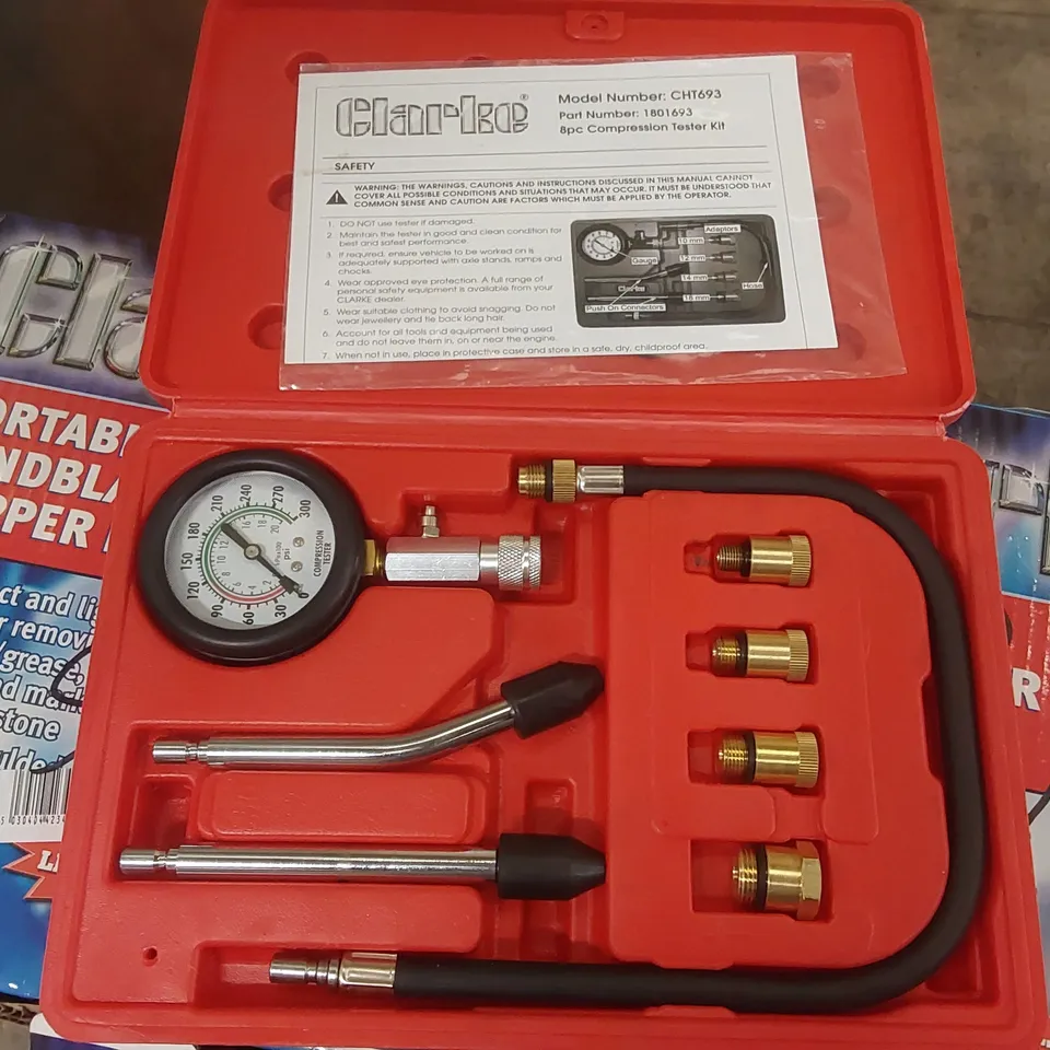 CLARKE COMPRESSION TESTER KIT