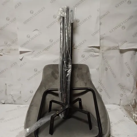 DAHLIA BAR STOOL - GREY/BLACK