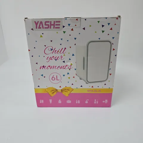 YASHE MINI FRIDGE 6L β PORTABLE TRAVEL REFRIGERATOR (MFA-6L-H)