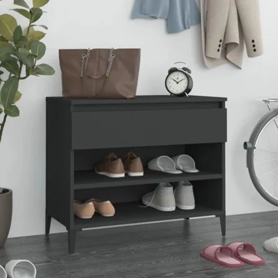 BOXED 8 PAIR SHOE STORAGE CABINET (1 BOX)