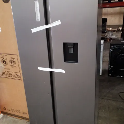 FRIDGEMASTER MS91520DES 90CM WIDE SIDE BY SIDE, AMERICAN STYLE FRIDGE FREEZER