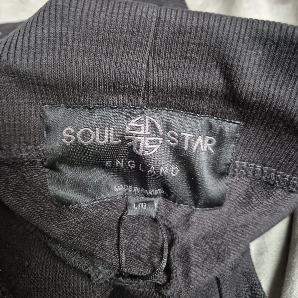 Soul Star England Black Joggers – Size L