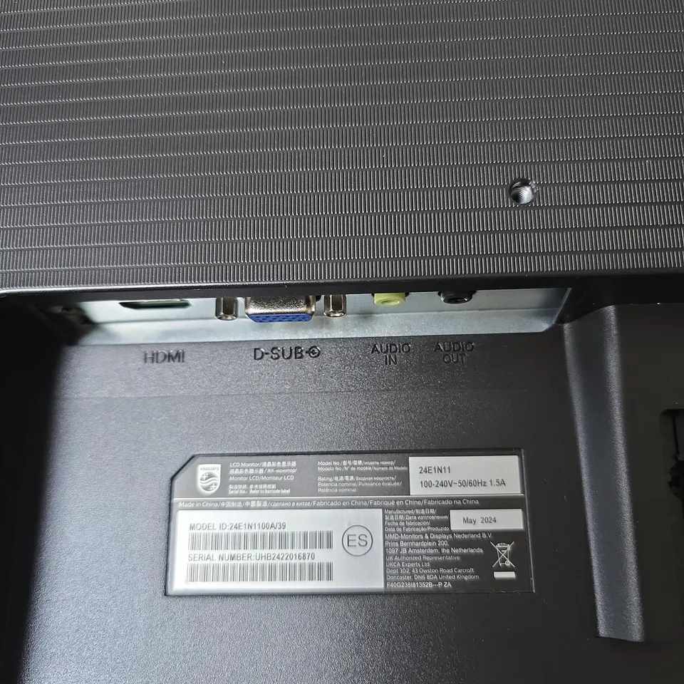 PHILIPS 24E1N1100A/39 24-INCH MONITOR – HDMI & VGA