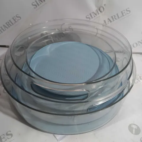 COOK ESSENTIALS SET OF 4 SPINNING PLATES