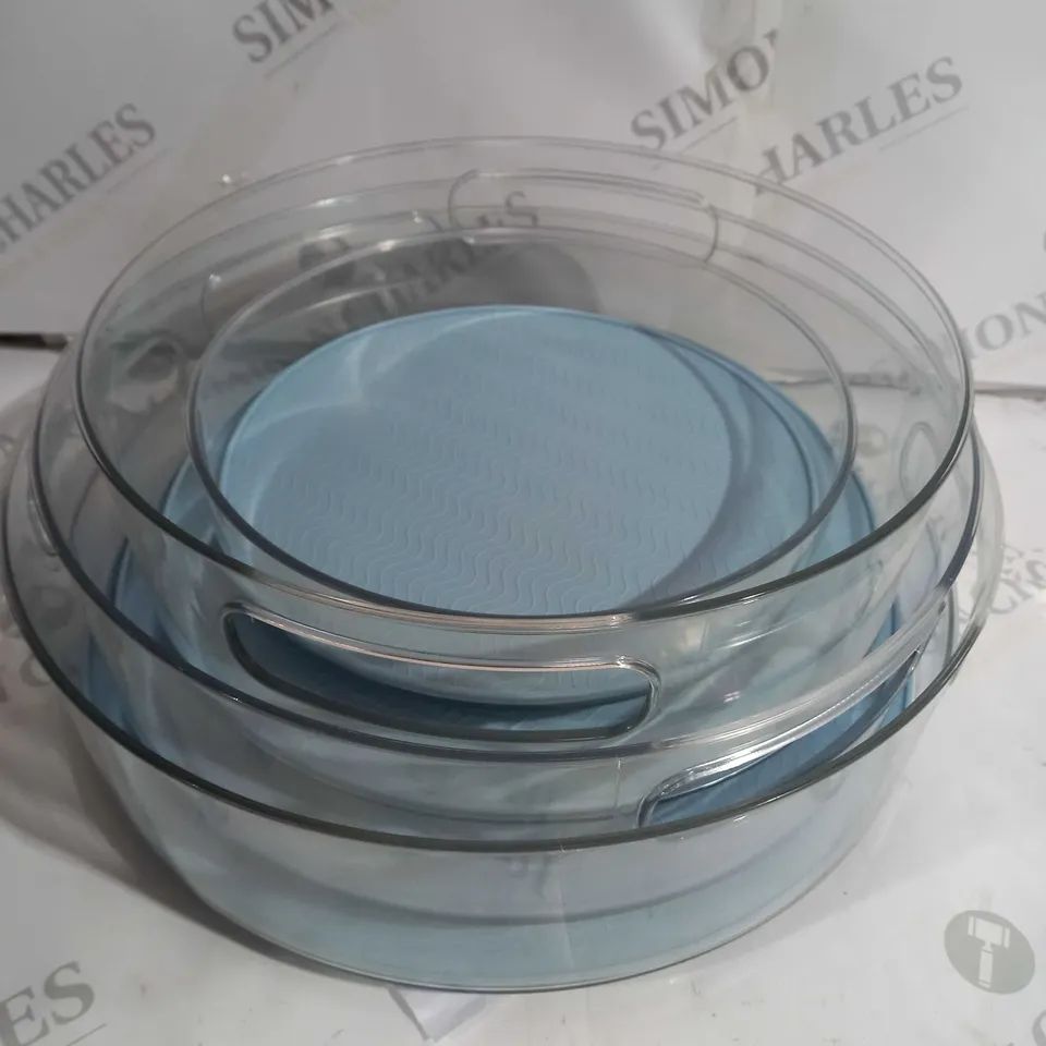 COOK ESSENTIALS SET OF 4 SPINNING PLATES